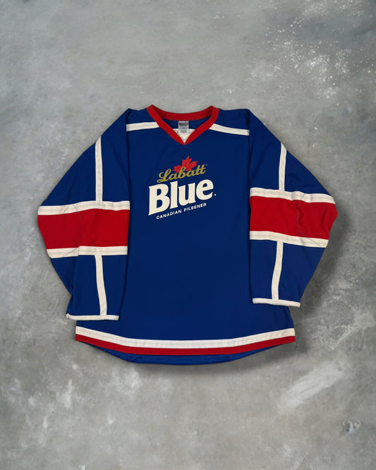 ‘00s Labatt Blue Hockey Jersey Sz. XL