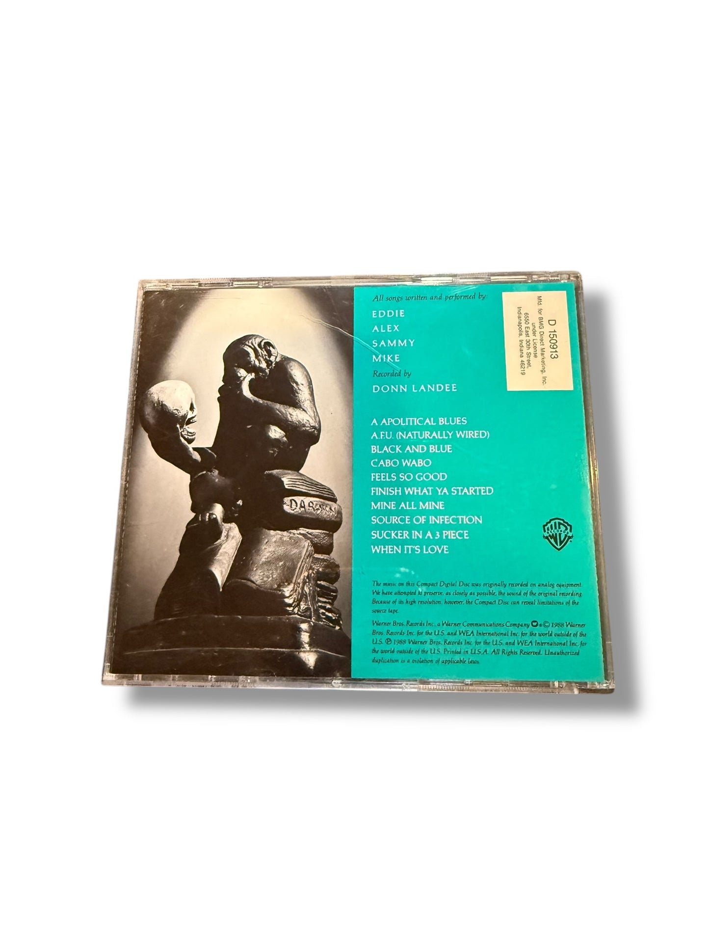 ‘88 Van Halen OU812 CD