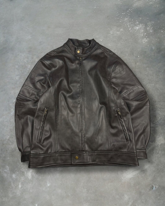 ‘00s Arizona Leather Jacket Sz. L