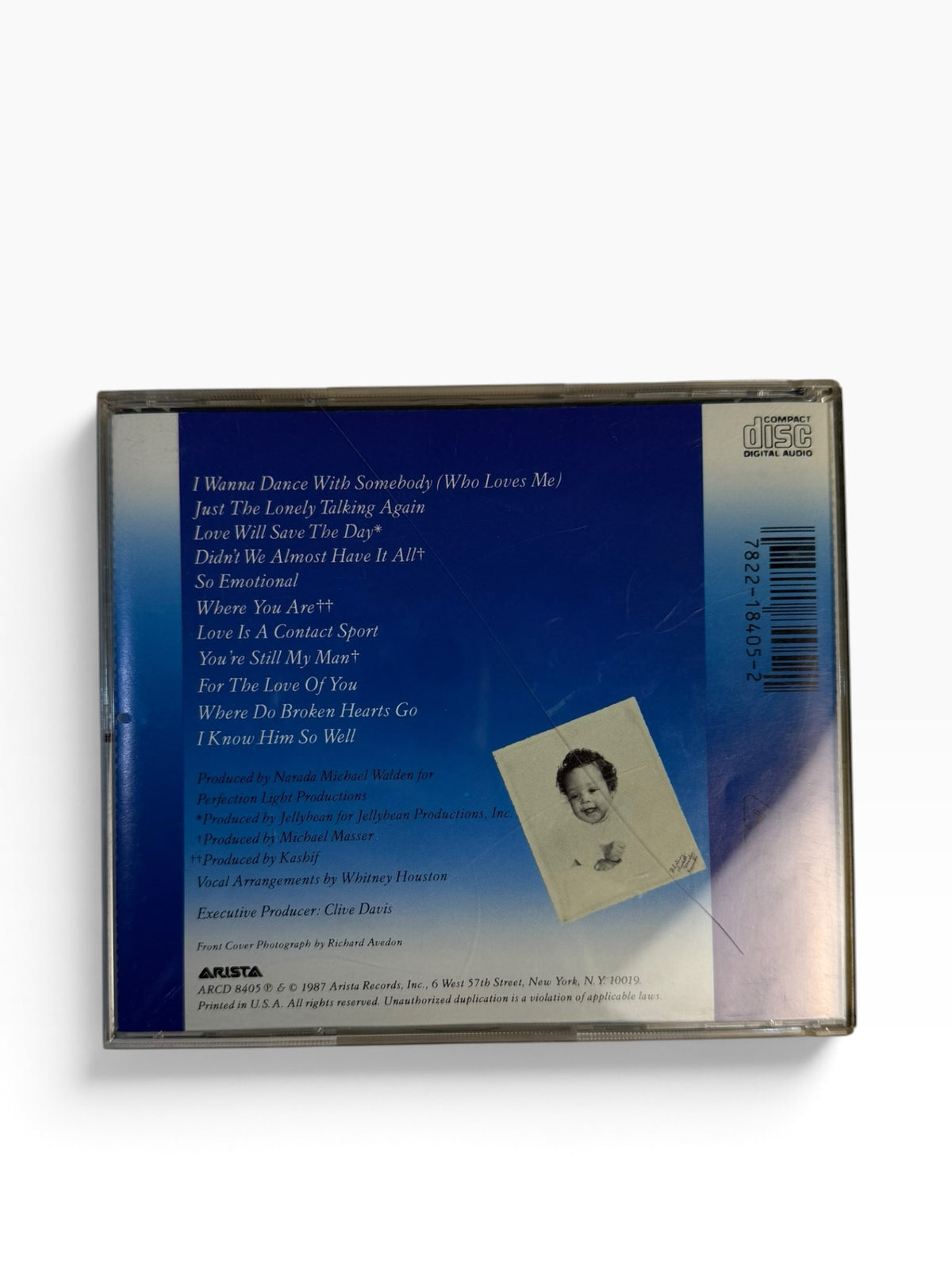 ‘87 Whitney Houston CD