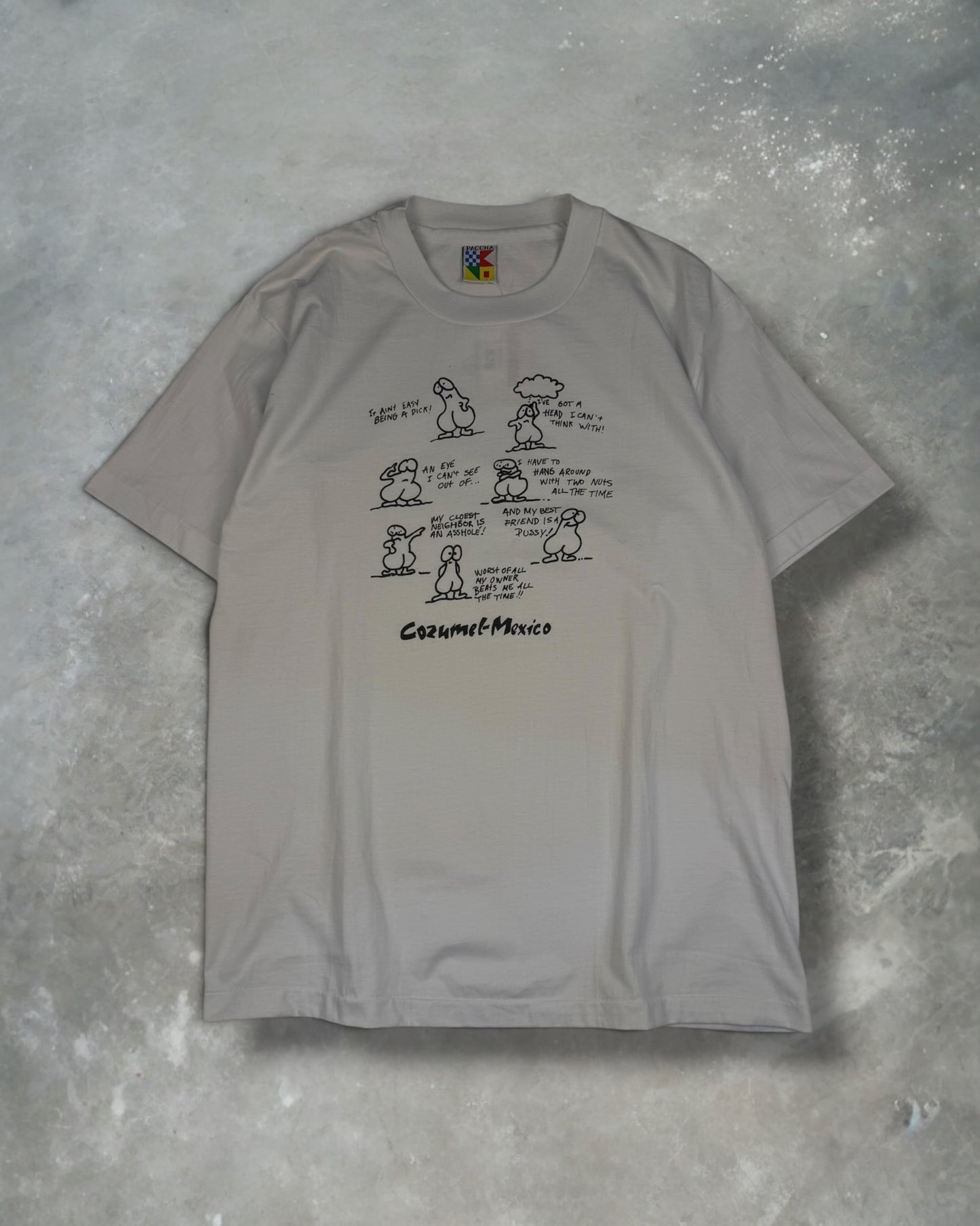 ‘90s Mexico D!CK Humor Tee Sz. XL