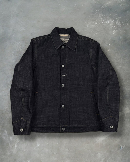 ‘00s Cryptic Denim Raw Denim Selvaged Denim Jacket Sz. M