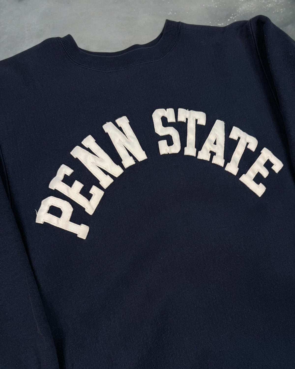 ‘90s Penn State Champion Reverse Weave Crewneck Sz. XL