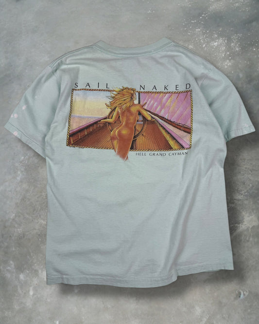 ‘89 Devils Hangout Salvage Pocket ￼Tee Sz. L