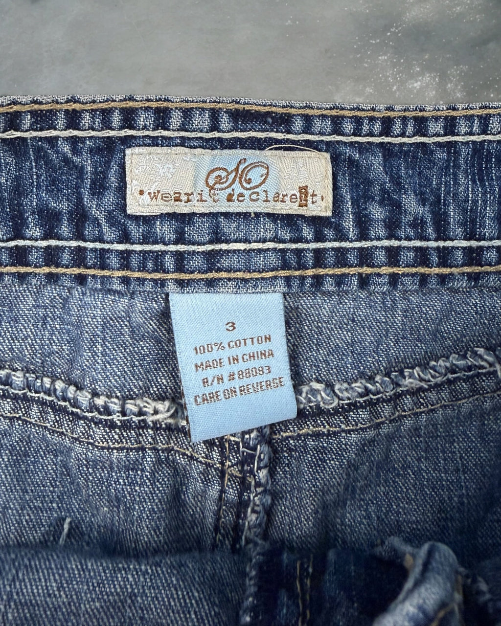 ‘00s SC Denim Skirt Sz. 3