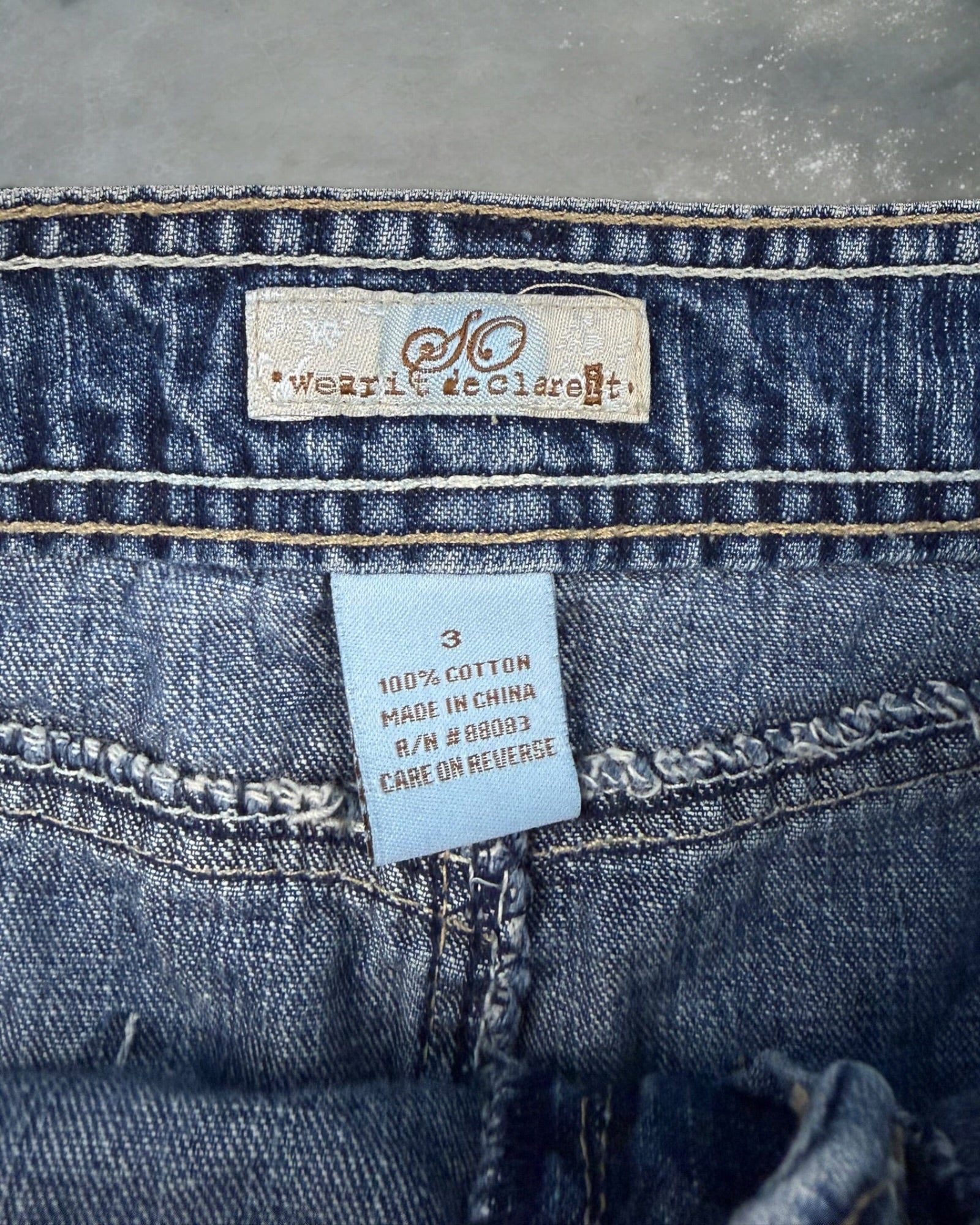 ‘00s SC Denim Skirt Sz. 3