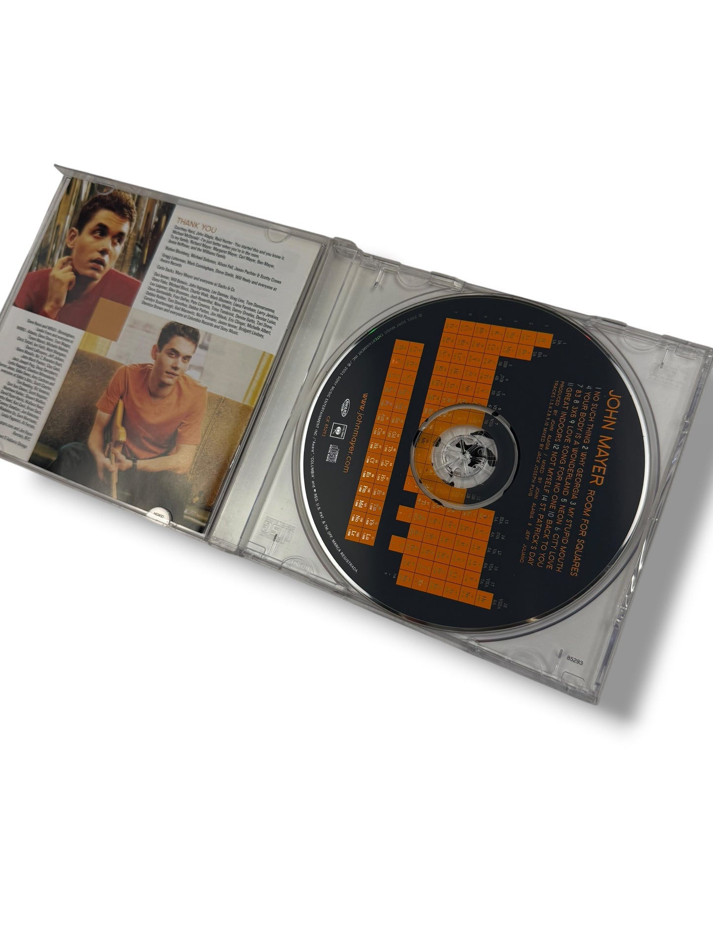 ‘01 John Mayer Room For Squares CD