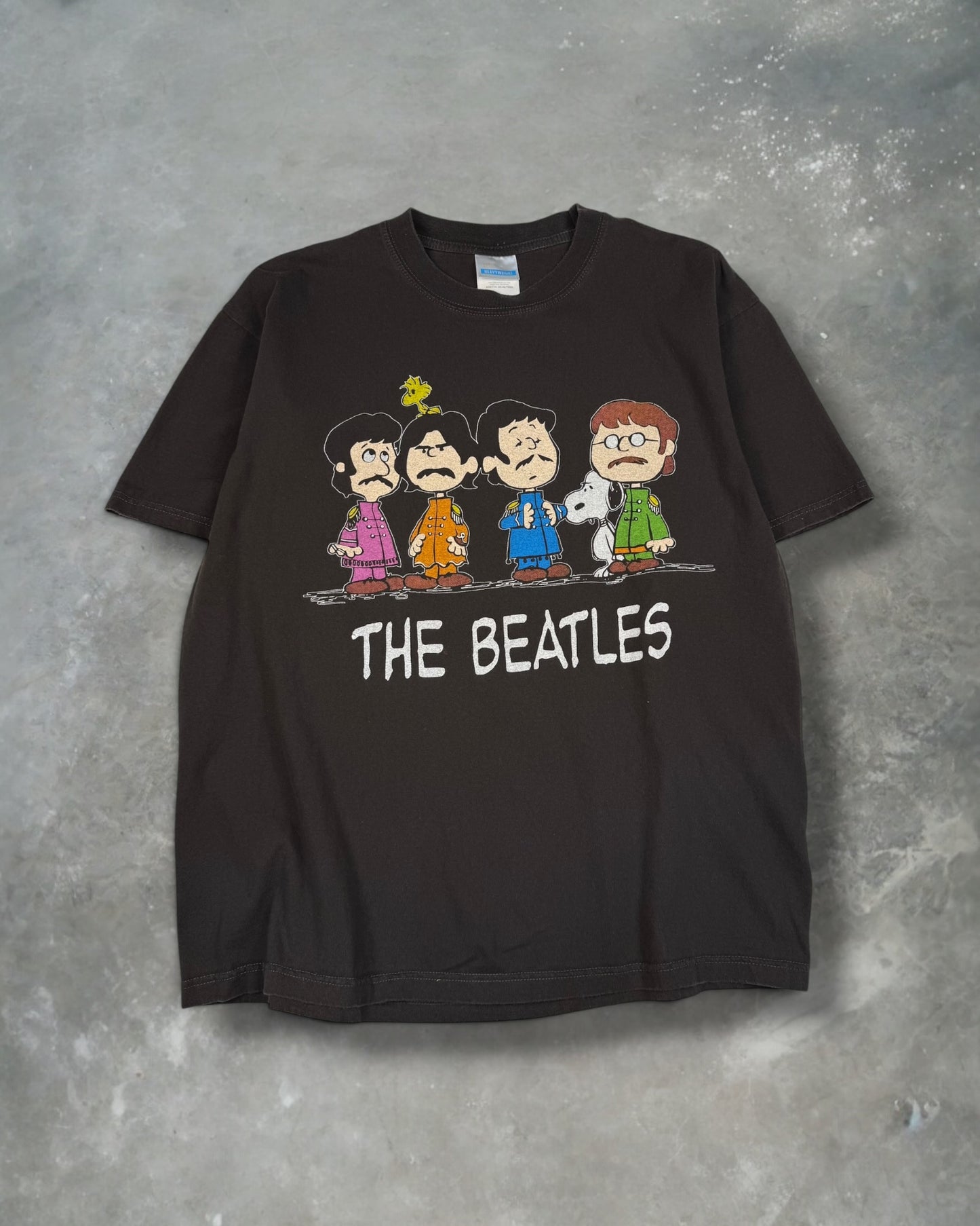 ‘00s The Beatles Charlie Brown Tee Sz. XL