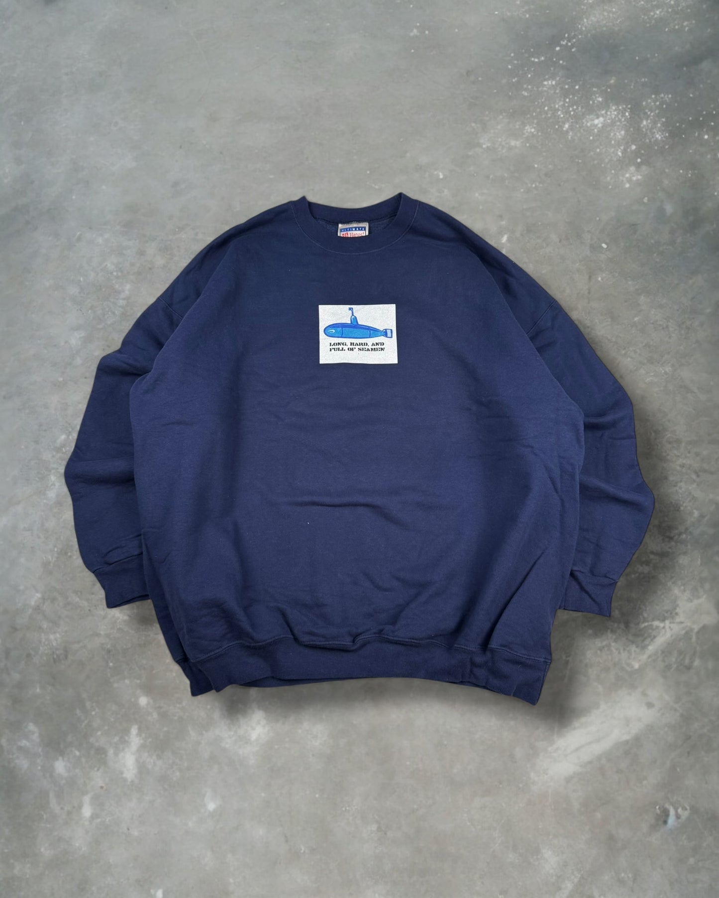 ‘00s Submarine Humor Crewneck Sz. XXL