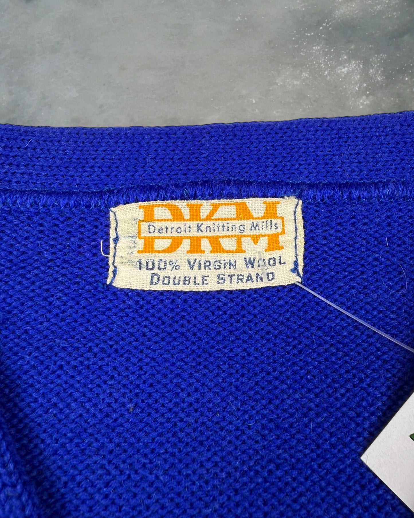 ‘50s DKM Wool V-Neck Sweater Sz. M