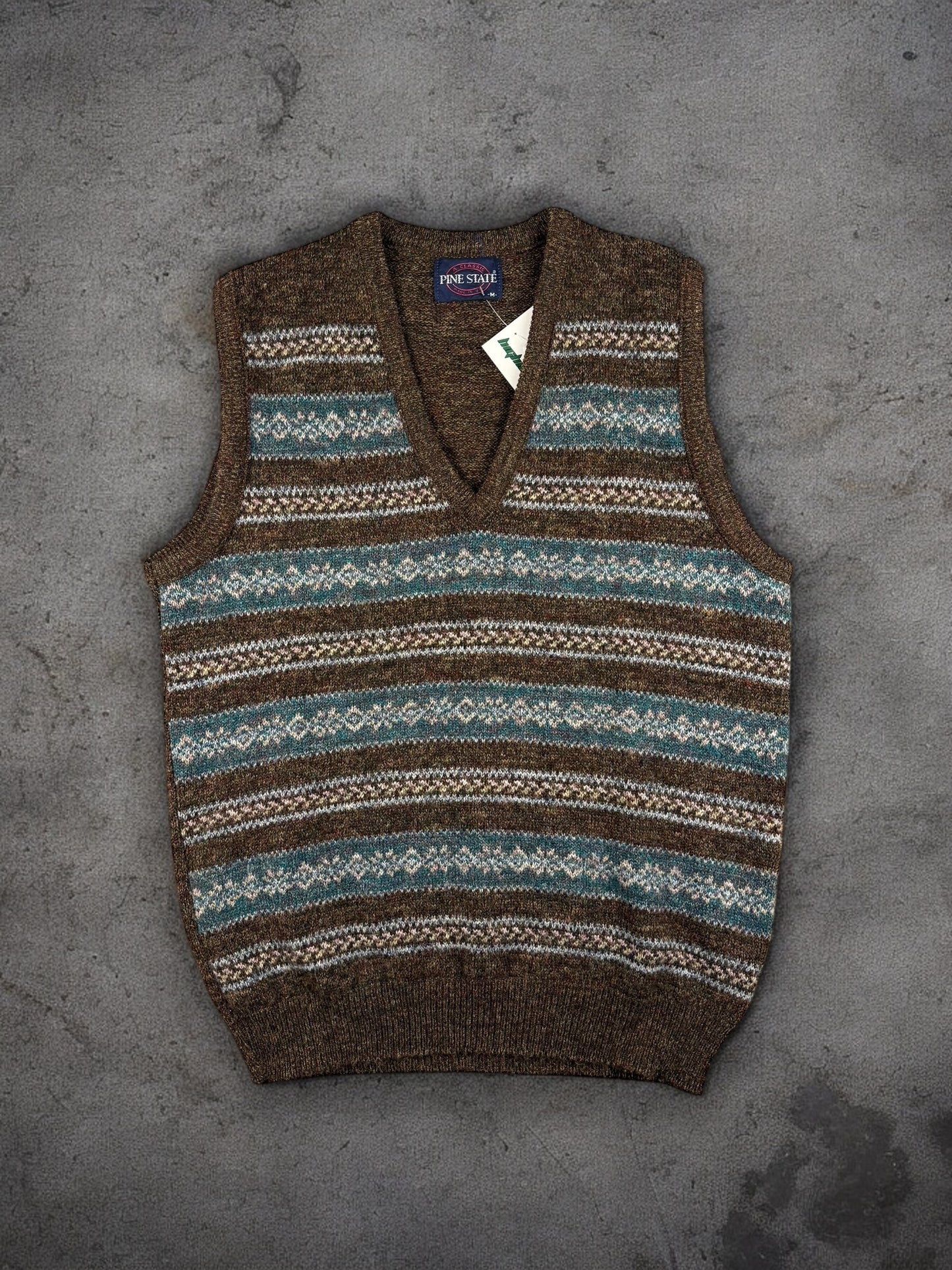 ‘90s Pine State Sweater Vest Sz. M