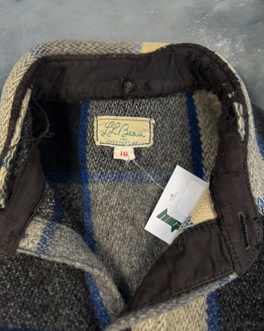 ‘50 L.L.Bean Wool Flannel Sz. M