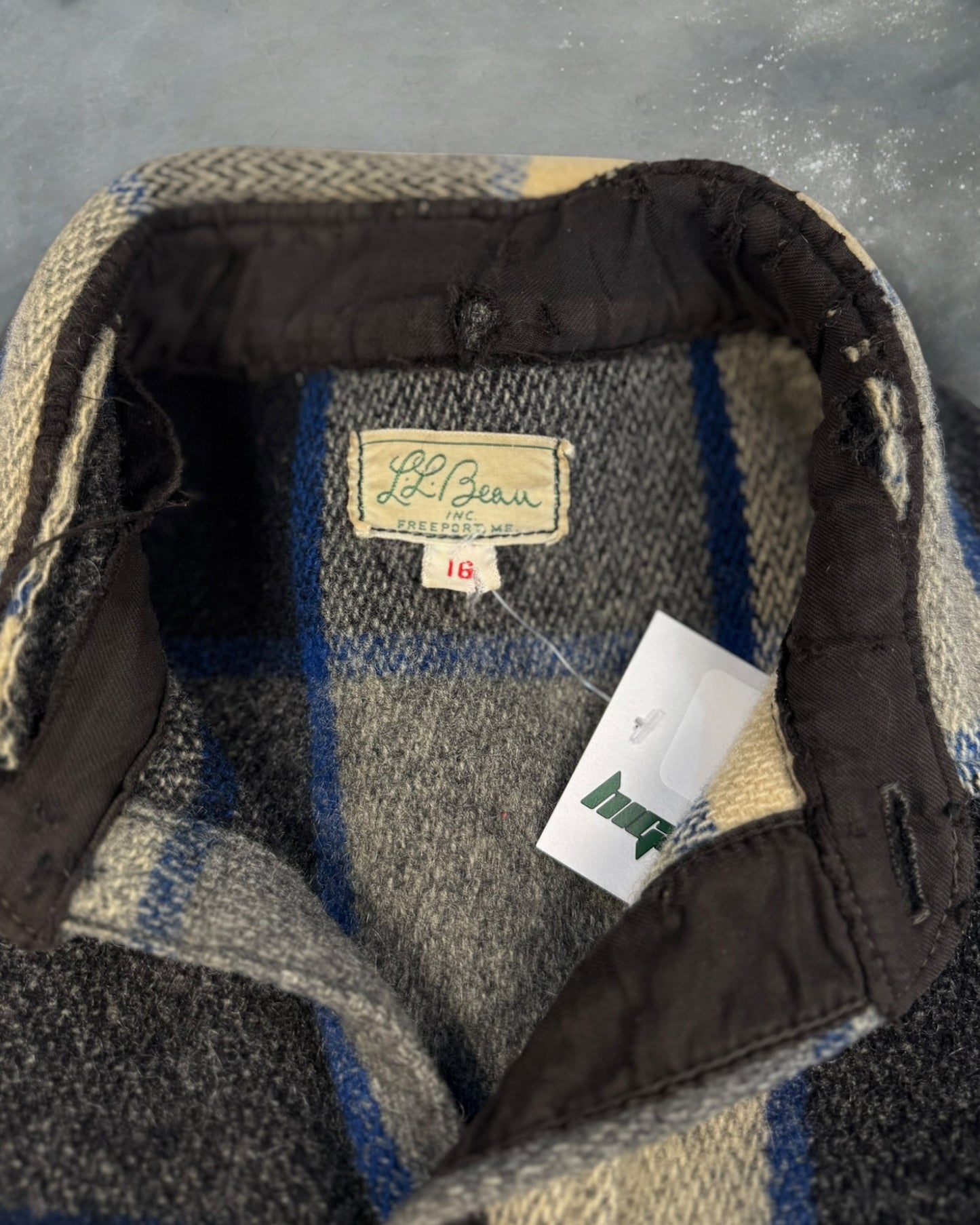 ‘50 L.L.Bean Wool Flannel Sz. M