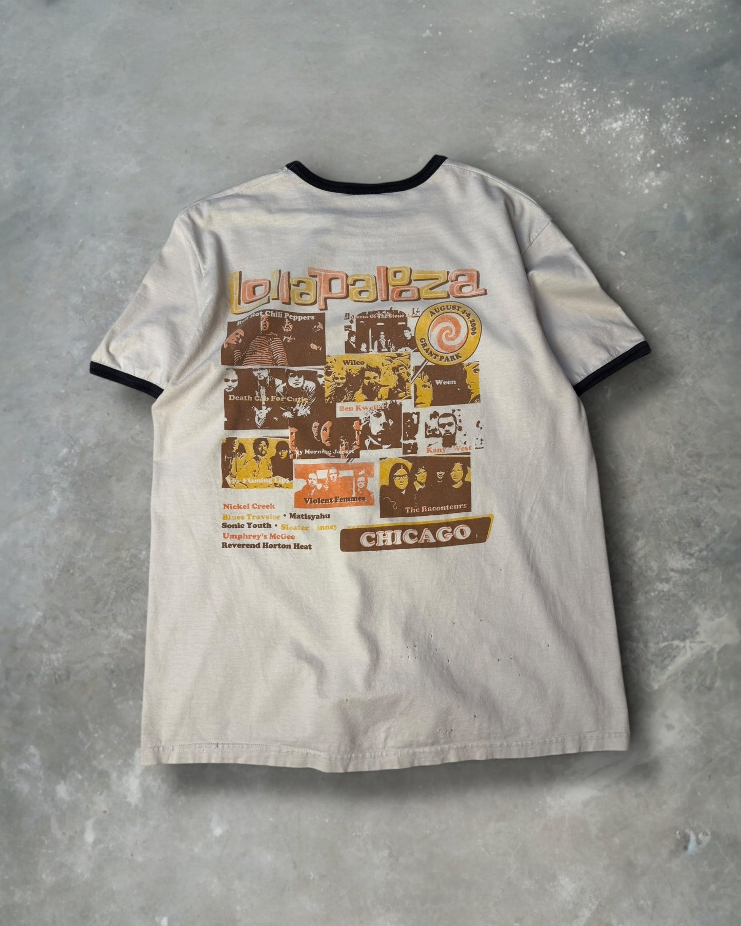 ‘06 Kanye Chicago Lollapalooza Tee Sz. L