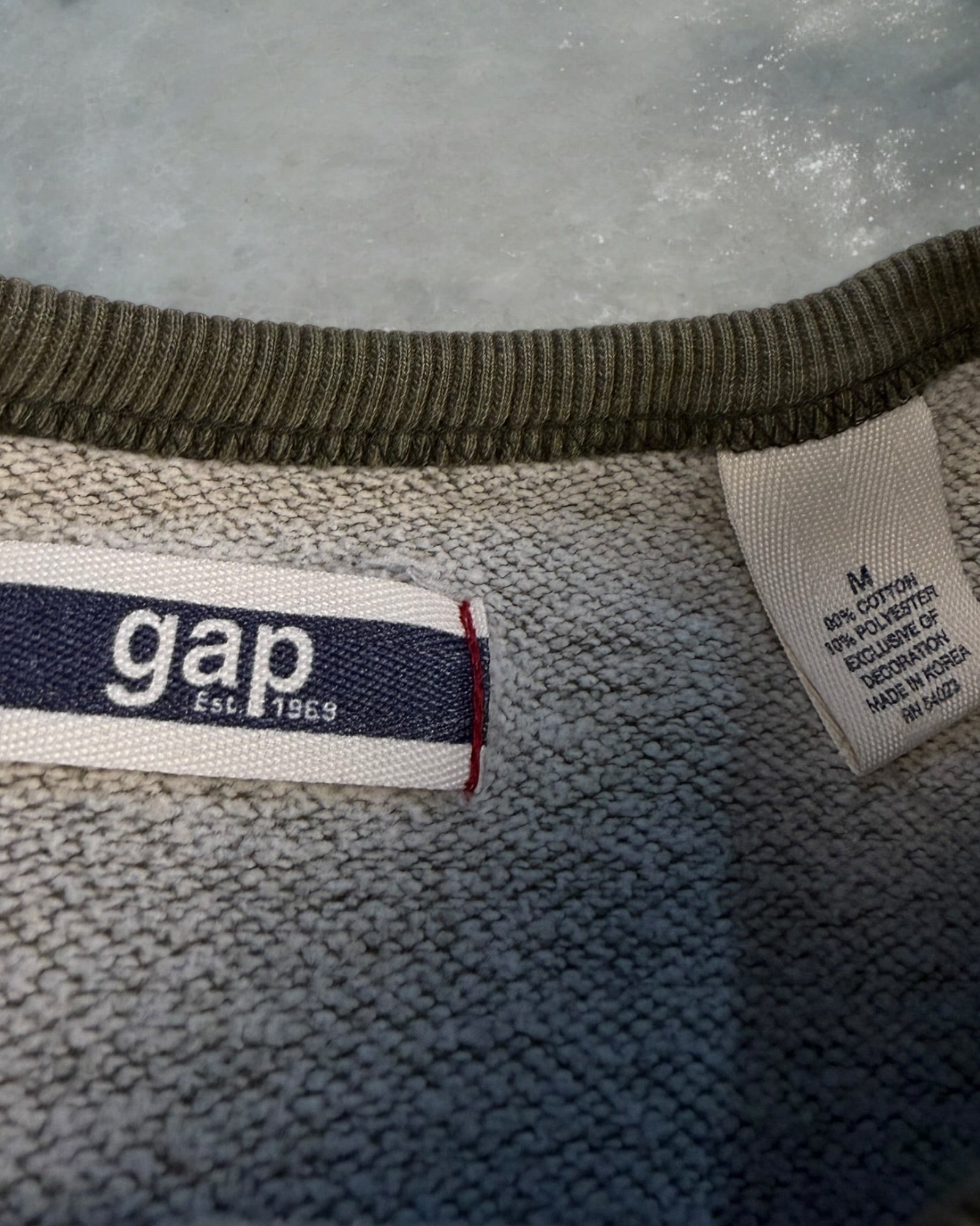 ‘90s 1940s Style Gap Denim Crewneck Sz. M
