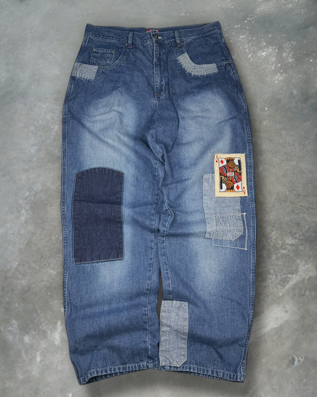 ‘00s Fat Albert Baggy Denim Pants Grail Sz. 38x34