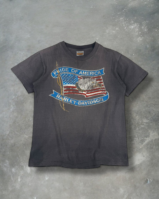 ‘80s Lucas Pride Harley Davidson Tee Sz. M