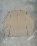 ‘50s Military Henley Long Sleeve Sz. M