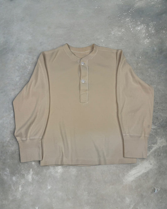 ‘50s Military Henley Long Sleeve Sz. M