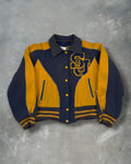 ‘80s Two Tone Varsity Letterman Jacket Sz. S