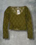 ‘00s Green Out From Under Top Sz. L